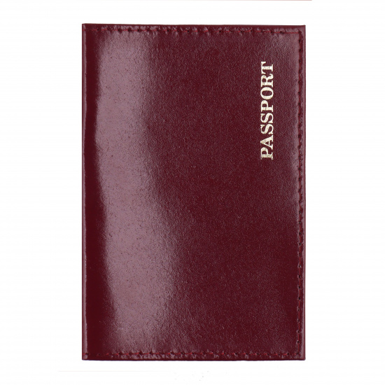 Обложка  для паспорта натуральная кожа, цвет лиловый KLERK Luxury 213940
