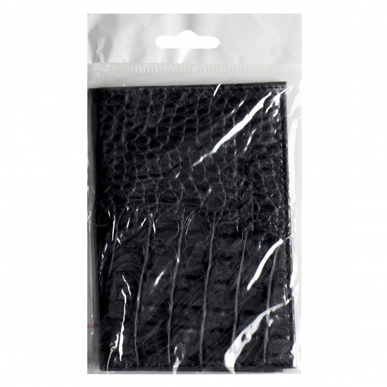 Обложка  для паспорта натуральная кожа, цвет черный KLERK Alligator 213946