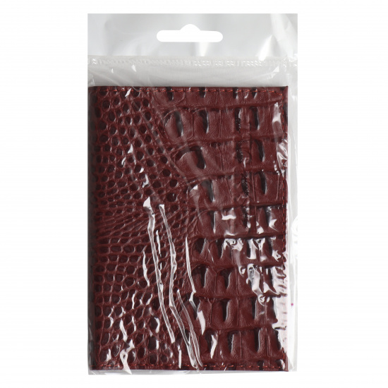 Обложка  для паспорта натуральная кожа, цвет красный KLERK Alligator 213948
