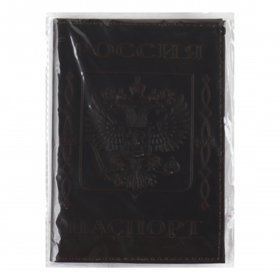 Обложка  для паспорта натуральная кожа, цвет коричневый KLERK Boss 213952