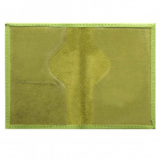 Обложка  для паспорта натуральная кожа, цвет салатовый KLERK Elegant 213956