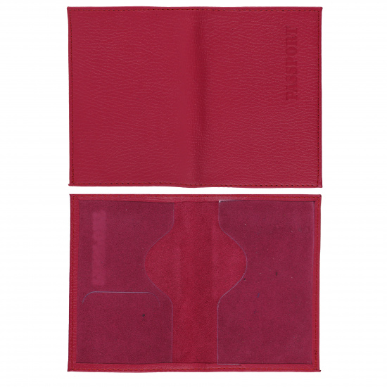 Обложка  для паспорта натуральная кожа, цвет розовый KLERK Elegant 213960
