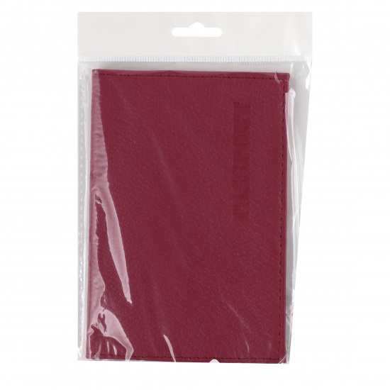 Обложка  для паспорта натуральная кожа, цвет розовый KLERK Elegant 213960