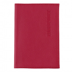 Обложка для паспорта натуральная кожа, цвет розовый KLERK Elegant 213960