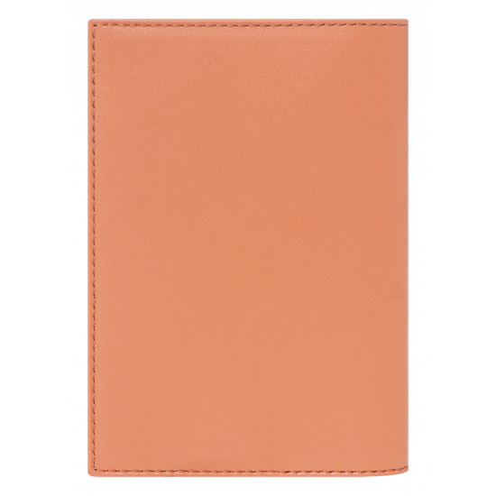 Обложка  для паспорта натуральная кожа, цвет оранжевый Альянс Franchesco Mariscotti 0-265 FM