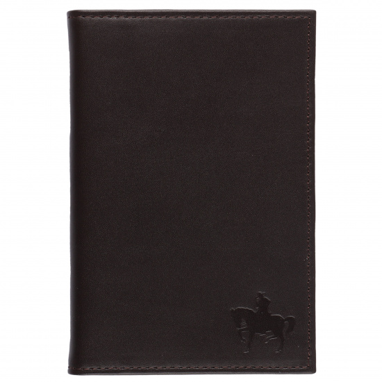 Обложка  для паспорта натуральная кожа, цвет коричневый Domenico Morelli DM-PS02-K02-C