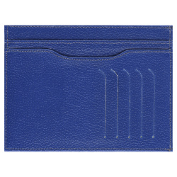 Обложка  для паспорта натуральная кожа, цвет синий Grand 02-015-0662