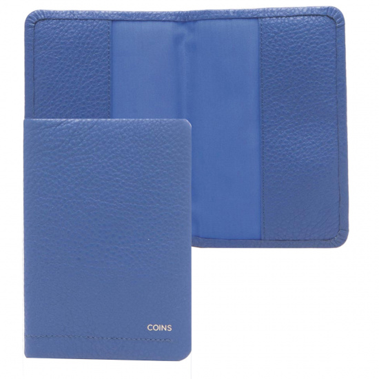 Обложка д/паспорта кожа HANZ отстроч OP03-Fl0055 синий