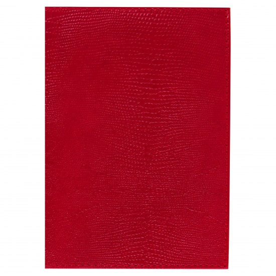 Обложка  для паспорта натуральная кожа, цвет красный Befler Reptile O.1.-3./O.1.KK.