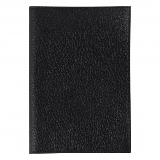 Обложка  для паспорта натуральная кожа, цвет черный Befler Baku O.1.BK.