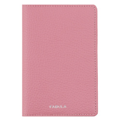 Обложка для паспорта натуральная кожа, цвет розовый Fabula O.107/2.BRT