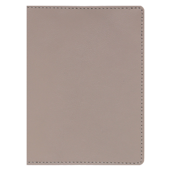 Обложка  для паспорта натуральная кожа, цвет тауп Fabula O.104.BG