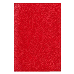 Обложка  для паспорта натуральная кожа, цвет красный Fabula O.1.FK
