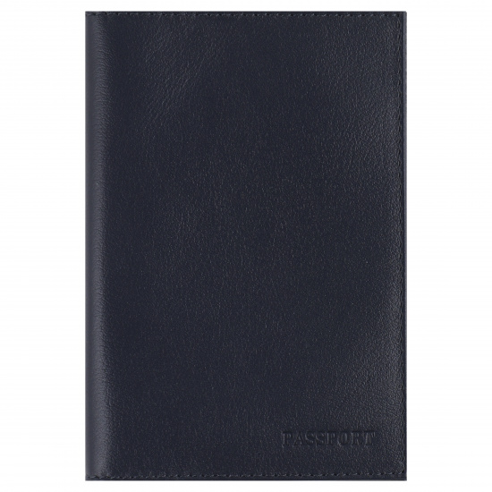 Обложка  для паспорта натуральная кожа, цвет синий Fabula Largo O.1.LG.
