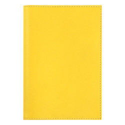 Обложка  для паспорта натуральная кожа, цвет желтый Fabula O.1.CN