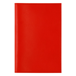 Обложка  для паспорта натуральная кожа, цвет красный Fabula O.1.CN