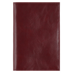 Обложка  для паспорта натуральная кожа, цвет бордовый Grand 02-006-0833