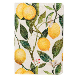 Обложка для паспорта к/з BrunoVisconti Flora lemons 3-620/17
