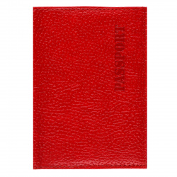 Обложка  для паспорта искусственная кожа, продублирована поролоном, цвет красный KLERK Elephant 213913