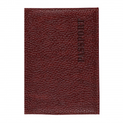 Обложка  для паспорта искусственная кожа, продублирована поролоном, цвет коричневый KLERK Elephant 213914