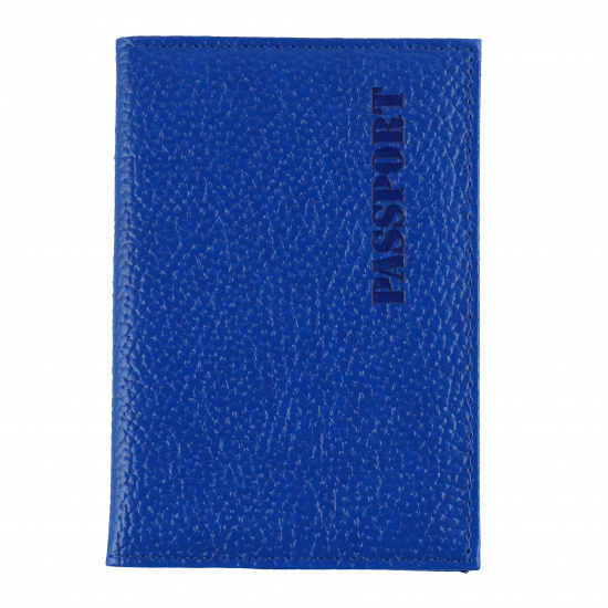 Обложка  для паспорта искусственная кожа, продублирована поролоном, цвет синий KLERK Elephant 213916