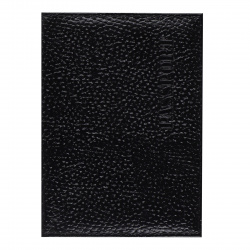 Обложка  для паспорта искусственная кожа, продублирована поролоном, цвет черный KLERK Elephant 213912