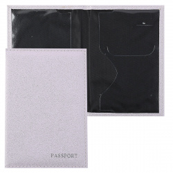 Обложка для паспорта искусственная кожа, цвет фиолетовый deVENTE 1030811