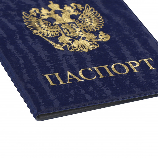 Обложка  для паспорта ПВХ, цвет ассорти Имидж Дождь Россия-Паспорт-Герб 1,7-066