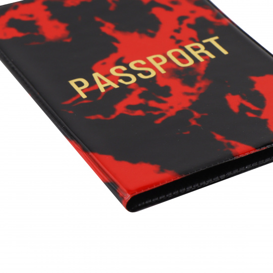 Обложка  для паспорта ПВХ, цвет ассорти Имидж Глянец Passport 1,04