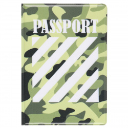 Обложка  для паспорта ПВХ KLERK Камуфляж 211665