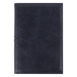 Обложка для автодокументов натуральная кожа, 1 открытый карман, цвет синий Domenico Morelli Бонд Domenico Morelli DM-B001-K038