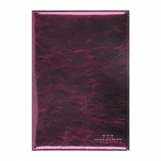 Обложка для автодокументов натуральная кожа, цвет фиолетовый Paolo Veronese BV-6-ML31