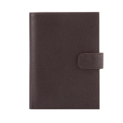 Обложка для автодокументов, натуральная кожа, 1 внутренний, цвет коричневый, Fabula, BV.8.LG