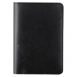 Обложка для автодокументов натуральная кожа, 1 открытый карман, цвет черный Grand 02-026-0713