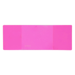 Обложка для студенческого билета ПВХ, 8*11 см, цвет розовый неоновый ДПС 1832-922