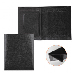 Портмоне муж кожа 10*12 тисн DM-P005-F002 корич