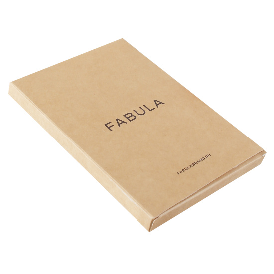 Картхолдер, натуральная кожа, цвет черный, Fabula, K.70.LD
