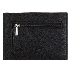 Картхолдер, натуральная кожа, 9*12 см, цвет черный, Мистраль, MT-KH32-kz1Fl