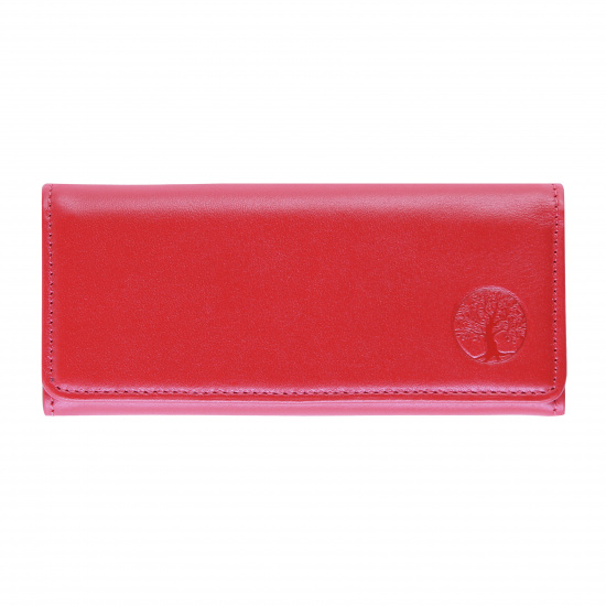 Ключница для женщин натуральная кожа, 6*14 см, на кнопках, цвет красный Денвер Domenico Morelli DM-KL44-K07-T