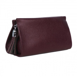 Косметичка женская кожа Baku 12*22*10 тисн KS.33.BK бордо