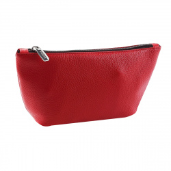 Косметичка женская кожа 12*22*6 тисн KS.28.BK. красн