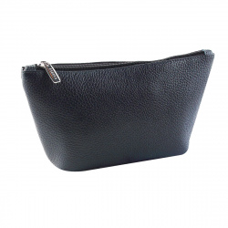 Косметичка женская кожа 12*22*6 тисн KS.28.BK. син