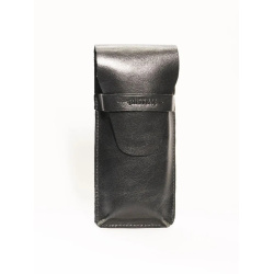 Футляр для очков, натуральная кожа, 7,5*18*2,5 см, хлястик, мангостин, Мистраль, MT-FO03-F46