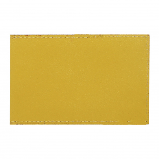 Футляр для проездного документа натуральная кожа, 65*100 мм, цвет желтый Grand 02-037-0730