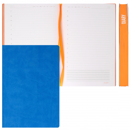 Ежедневник недатированный, А5, 136 листов, цвет синий Mercury BrunoVisconti 3-435/32