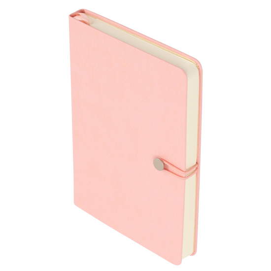Ежедневник недатированный, А5, твердый картон 7Бц, кожзам, 168 листов, цвет розовый Letter FIORENZO 209781