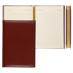 Ежедневник недатированный, А5, 168 листов, книжный переплет, цвет коричневый Classic FIORENZO 216533