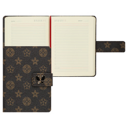 Ежедневник, недатированный, А6, твердый картон 7Бц, кожзам, 168 листов, цвет коричневый, Modern style, FIORENZO, 253057