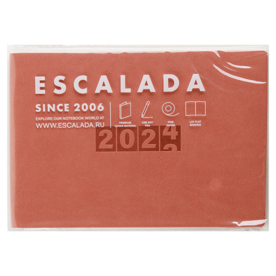 Еженедельник (планинг) Буйвол датированный 2024 год, А6, интегральная, кожзам, 64 листа, пепельно-розовый Escalada 63859