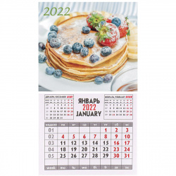 Календарь магнитный 2020г 93*163 Весенние цветы КМ-4983